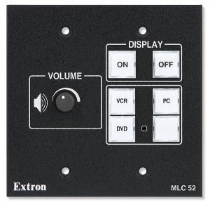 Контроллер Extron MLC 52 RS VC серии MediaLink IR, RS-232, с регулятором громкости
