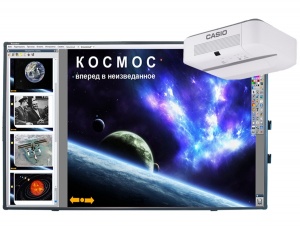Интерактивный комплекс Promethean ActivBoard Touch DryErase 10 касаний и УКФ проектор Casio XJ-UT311WN 600039