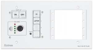 Контроллер Extron MLC 104 IP Plus AAP серии MediaLink Ethernet Control and AAP Opening - White