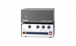 Усилитель-распределитель Extron 1:3 MDA 3SVA 60-444-20 сигнала S-Video (разъемы 4-pin mini DIN) и стерео аудио (5-конт. клеммные блоки (3.5 mm)), 270 МГц.