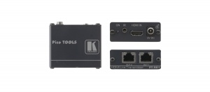 Передатчик Kramer PT-561 сигнала HDMI и ИК-команд в кабель витой пары (TP), поддержка HDCP и HDMI 1.3, совместимость с HDTV, поддержка двунаправленной передачи и приема ИК сигналов, Power Connect, 1.65Gbps