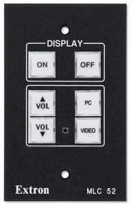 Контроллер Extron MLC 52 RS Model: серии MediaLink IR and RS-232 Display Control