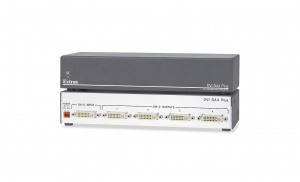 Усилитель-распределитель Extron 60-931-21 DVI DA4 Plus 1:4 сигнала DVI-D разрешением до 1920x1200, включая HDTV 1080p/60, EDID эмуляция, автокомпенсация