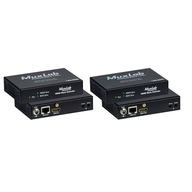 Комплект MuxLab и HDMI / HDBT, управление IR, UHD-4K до 70м, питание 220 MuxLab 500451