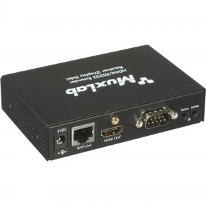 Приёмник MuxLab HDMI / HDBT, управление RS232, UHD-4K до 70м, питание от сети 220 MuxLab 500454-RX