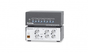 Усилитель-распределитель Extron 1:4 MDA 4V EQ 60-697-01 композитного видео сигнала с управлением усилением и компенсацией, проходной вход, 150 MHz, разъемы BNC(F).