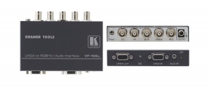 Преобразователь Kramer сигналов VGA в RGBHV и стерео аудио сигналов, регулятор уровня аудиосигнала (видео: 420MHz; аудио: >100kHz)