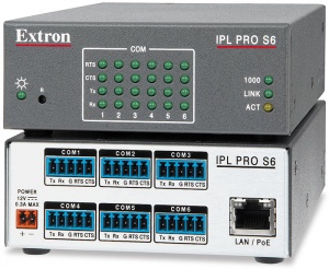 Процессор управления Extron 60-1414-01 IPL Pro S6 6 портов управления RS-232 серии IP Link Pro