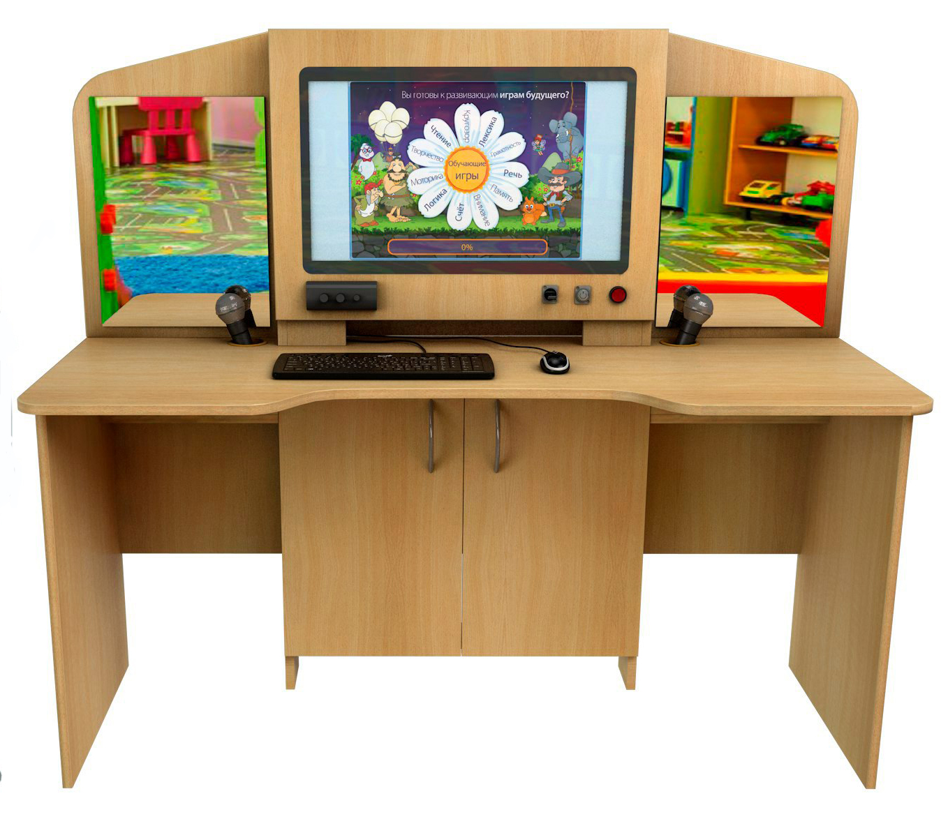 Мультимедийный образовательный интерактивный развивающий логопедический стол AV-комплекс Logo 20